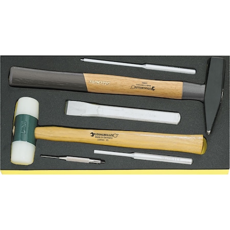 Stahlwille Tools Hammer, chisels etc. i.TCS inlay No.TCS102-109/10956/10960/6 1/3-tray6-pcs. 96838181